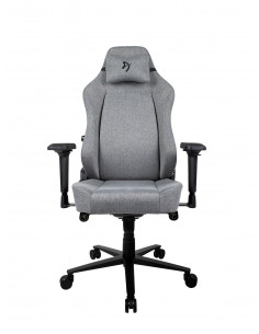 Игровое кресло AROZZI Primo Woven Fabric/ 135-145kg / 165-190cm / Grey/Black
