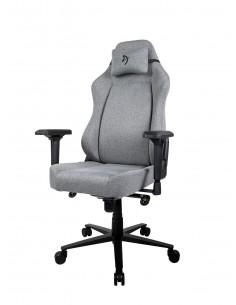 Fotoliu Gaming AROZZI Primo Woven Fabric/ 135-145kg / 165-190cm / Grey/Black 2