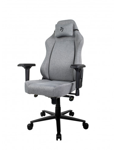 Fotoliu Gaming AROZZI Primo Woven Fabric/ 135-145kg / 165-190cm / Grey/Black