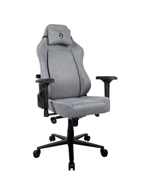 Fotoliu Gaming AROZZI Primo Woven Fabric/ 135-145kg / 165-190cm / Grey/Black