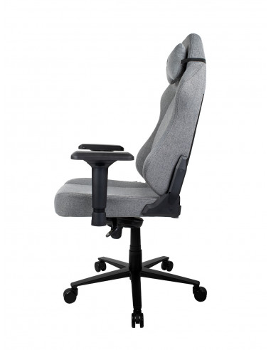 Игровое кресло AROZZI Primo Woven Fabric/ 135-145kg / 165-190cm / Grey/Black