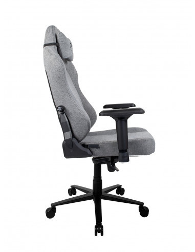Fotoliu Gaming AROZZI Primo Woven Fabric/ 135-145kg / 165-190cm / Grey/Black