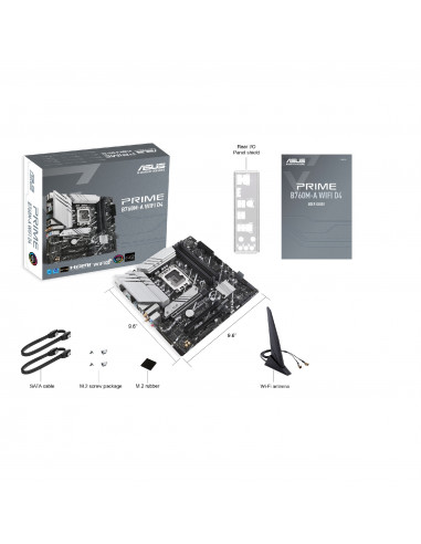 Материнская плата ASUS PRIME B760M-A WIFI D4 / 1700 / B760 / DDR4 / mATX