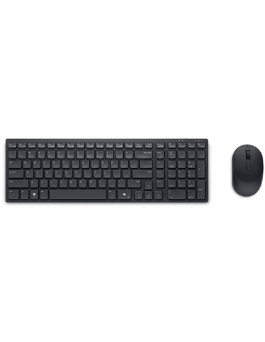 Tastatura si mouse silentioase Dell KM555 / Black