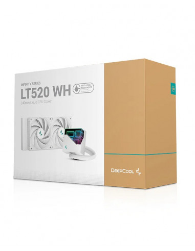 Sisteme de racire lichid DEEPCOOL LT520 WH / Universal / 240W / fans: 500~2250pm, pump: 2400rpm / 17.6~32.9 dBA / 85.85CFM / ...