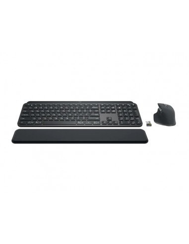 Tastatura si mouse Wireless Logitech MX Keys Combo for Business | Gen 2, Graphite