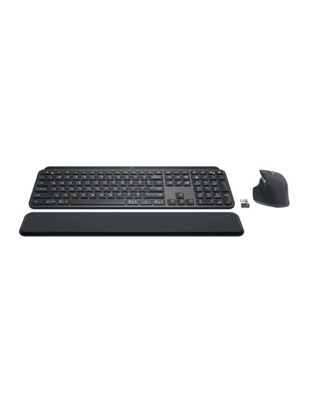 Tastatura si mouse Wireless Logitech MX Keys Combo for Business | Gen 2, Graphite