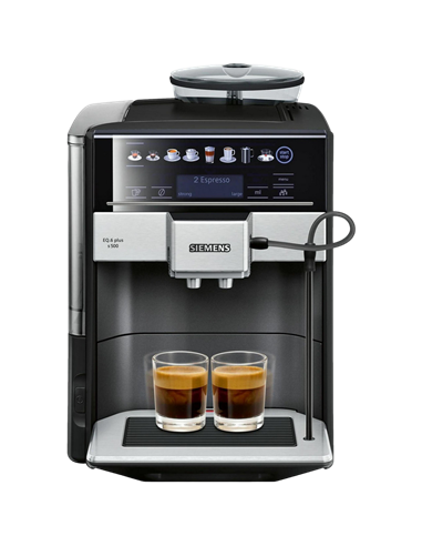 Aparat de cafea Siemens TE655319RW, Negru | Oțel inoxidabil