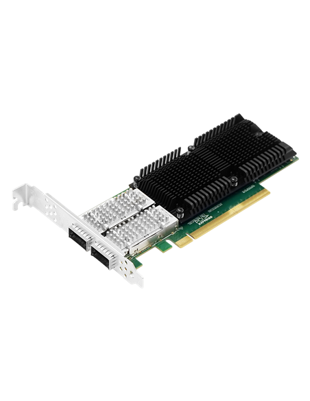 Сетевой адаптер LR-Link LRES1014PF-2QSFP28, Зелёный