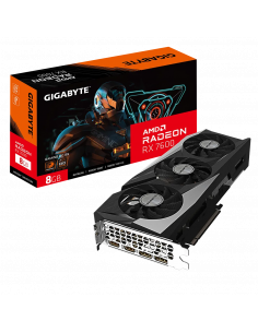 Видеокарта Gigabyte GV-R76GAMING OC-8GD, 8GB GDDR6 128бит