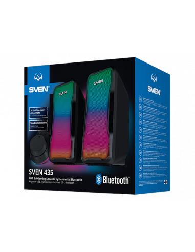 Boxe pentru calculator 2.0 SVEN "435", Negru