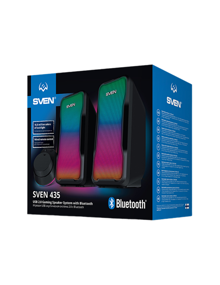Boxe pentru calculator 2.0 SVEN "435", Negru Boxe pentru calculator 2.0 SVEN "435", Negru