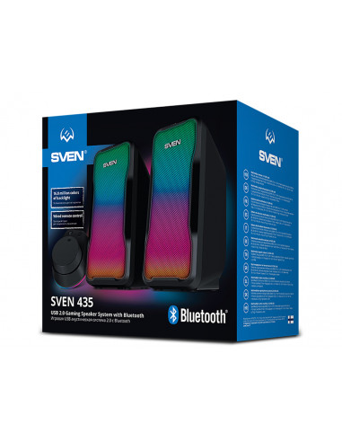 Boxe pentru calculator 2.0 SVEN "435", Negru