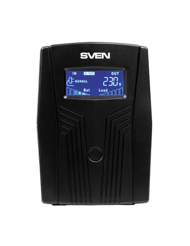 Sursă de alimentare neîntreruptibilă SVEN Pro 50 LCD, Linear-interactiv, 650VA, Turn