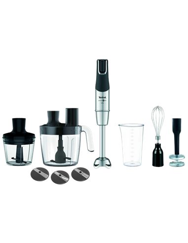 Blender de mână Tefal HB95LD38, Negru Argintiu