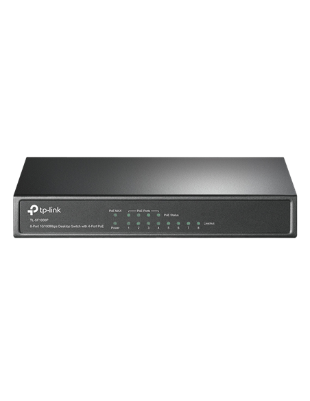 Comutator PoE TP-LINK TL-SF1008P, 4x IEEE 802.3af/at