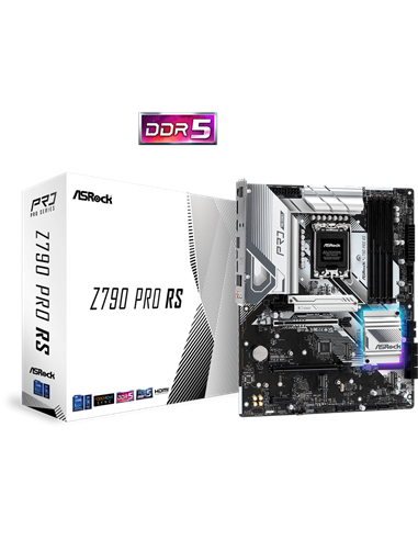 Материнская плата ASRock Z790 PRO RS, LGA1700, Intel Z790, ATX