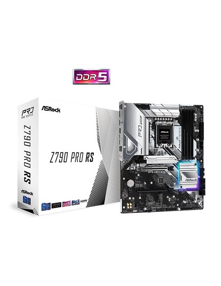 Материнская плата ASRock Z790 PRO RS, LGA1700, Intel Z790, ATX
