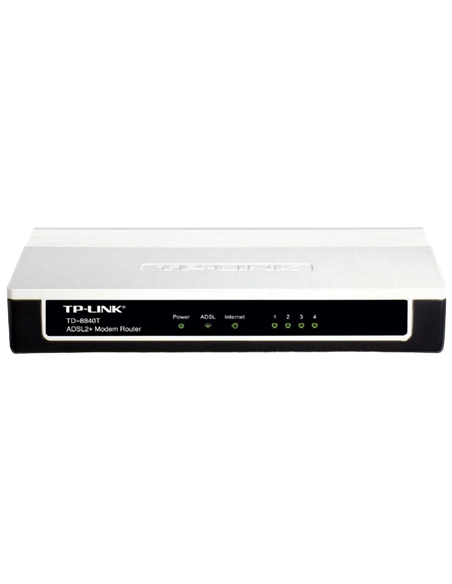 Modem ADSL TP-LINK TD-8840T, ADSL/ADSL2/ADSL2 + până la 24 Mbps, Negru