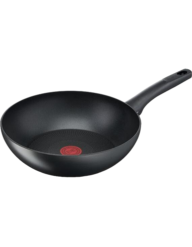 Tigaie WOK Tefal G2681972, 28cm, Negru