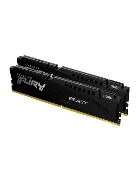 Оперативная память Kingston FURY Beast, DDR5 SDRAM, 5200 МГц, 32Гб, KF552C40BBK2-32