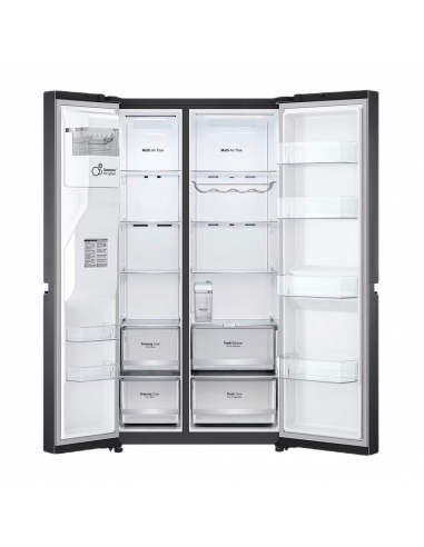 Frigider LG GSLV71MCLE, Negru