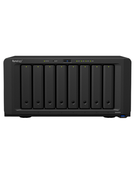 Stocare atașată la rețea SYNOLOGY DS1821+, Negru