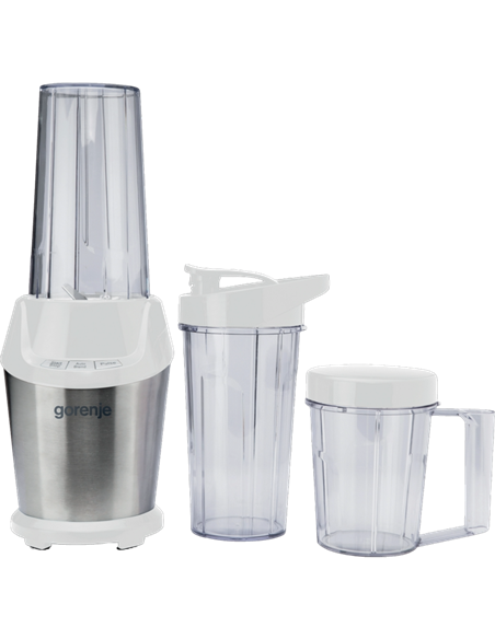 Blender staționar Gorenje BN1000E, Oțel Inoxidabil / Alb