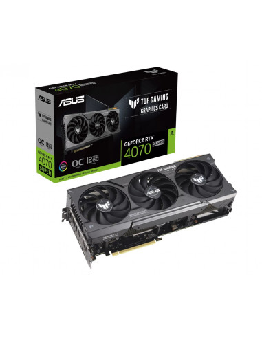 Видеокарта ASUS TUF-RTX4070S-O12G-GAMING, 12ГБ GDDR6X 192бит 