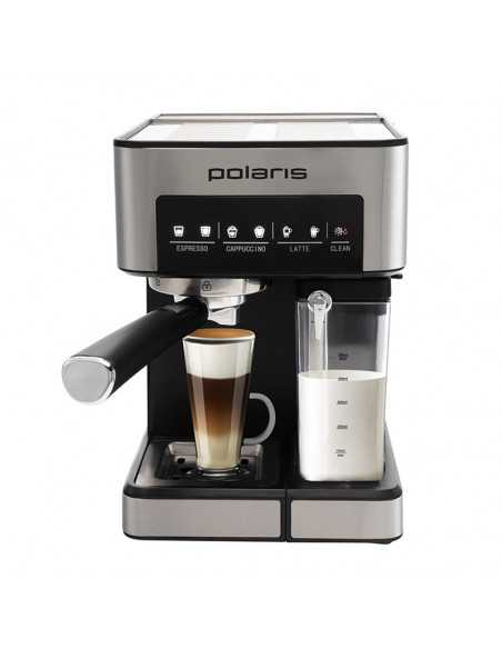 Cafetiera manuala Polaris PCM 1541E, 1350W, Argintiu