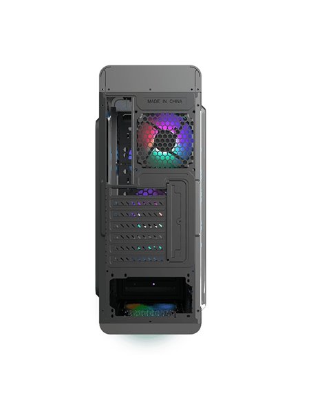 Carcasă PC Gamemax StarLight FRGB, Midi-Tower, Fără PSU, Alb