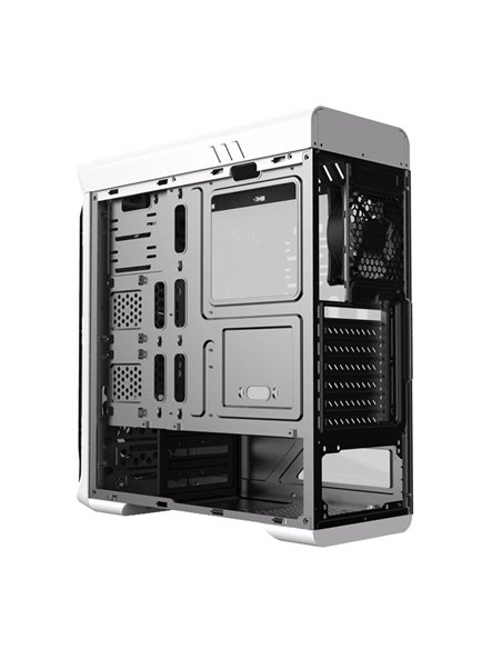 Carcasă PC Gamemax StarLight FRGB, Midi-Tower, Fără PSU, Alb