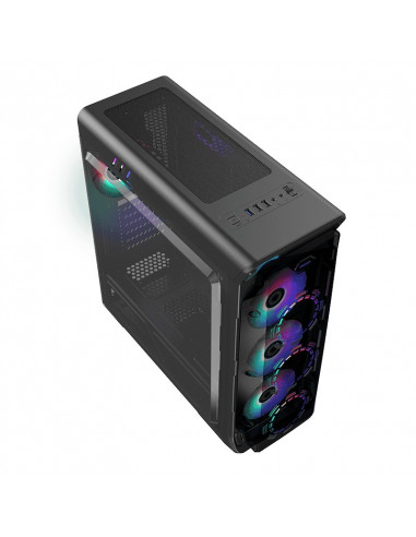 Carcasă PC Gamemax StarLight FRGB, Midi-Tower, Fără PSU, Alb