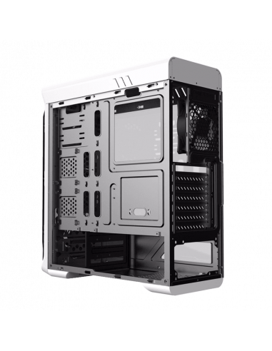 Carcasă PC Gamemax StarLight FRGB, Midi-Tower, Fără PSU, Alb