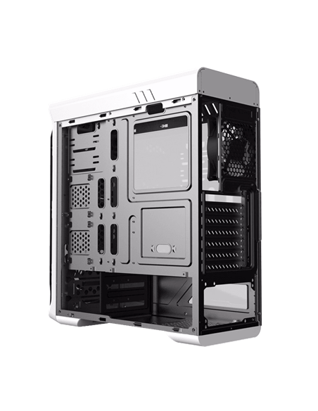 Carcasă PC Gamemax StarLight FRGB, Midi-Tower, Fără PSU, Alb
