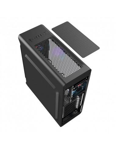 Carcasă PC Gamemax StarLight FRGB, Midi-Tower, Fără PSU, Alb