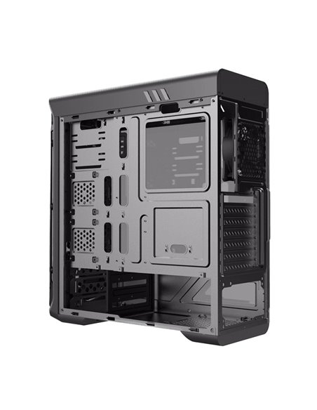 Carcasă PC Gamemax StarLight FRGB, Midi-Tower, Fără PSU, Alb