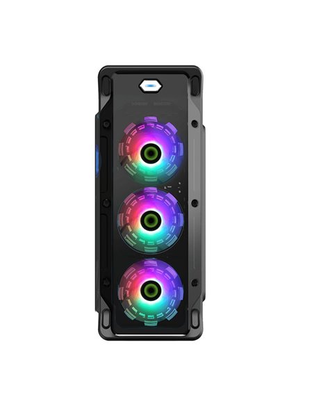 Carcasă PC Gamemax StarLight FRGB, Midi-Tower, Fără PSU, Alb