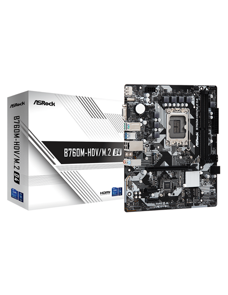 MB S1700 ASRock B760M-HDV/M.2 D4 mATX