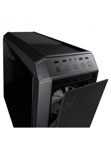 Компьютерный корпус Chieftec GP-03B-UC-OP, Midi-Tower, ATX, Чёрный