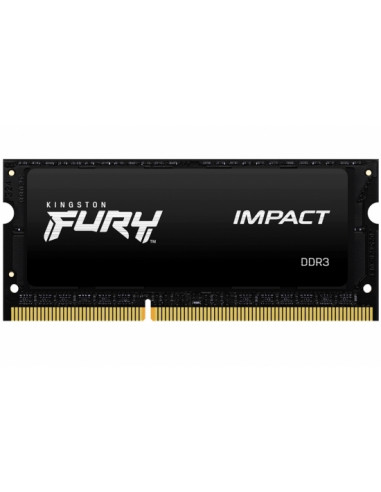 Оперативная память Kingston FURY Impact, DDR3 SDRAM, 1600 МГц, 4Гб, KF316LS9IB/4
