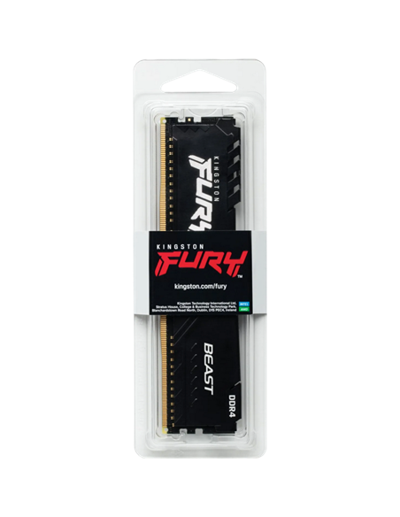 Оперативная память Kingston FURY Beast, DDR4 SDRAM, 2666 МГц, 8Гб, KF426C16BB/8