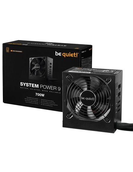 Sursă Alimentare PC be quiet! SYSTEM POWER 9 CM, 700W, ATX, Semi-modular