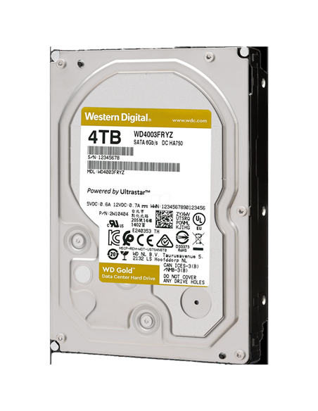 Unitate HDD Western Digital WD Gold, 3.5", 4 TB WD4003FRYZ