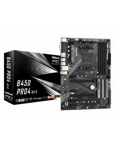Placă de bază ASRock B450 PRO4 R2.0, AM4, AMD B450, ATX 2