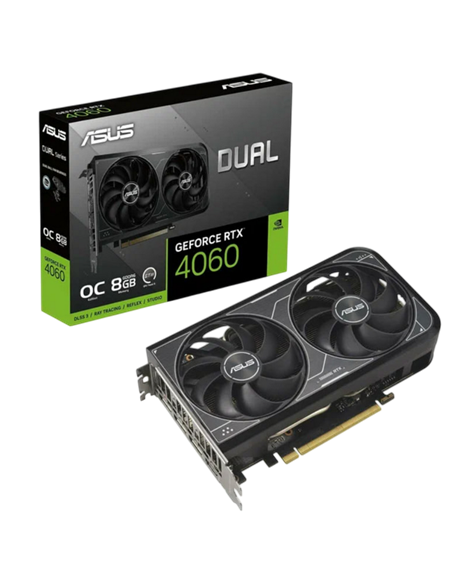 Placă Video ASUS DUAL-RTX4060-O8G-V2, 8GB GDDR6 128bit 