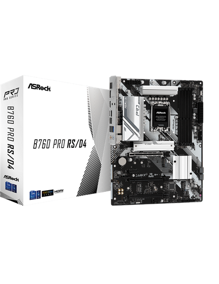 Материнская плата ASRock B760 PRO RS/D4, LGA1700, Intel B760, ATX