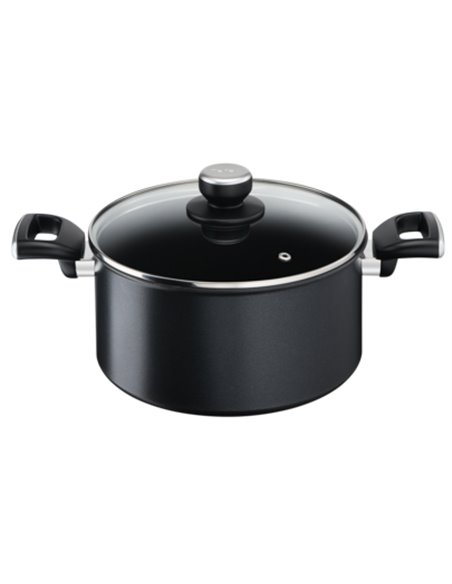 Кастрюля Tefal G2554672, 5,2л, Чёрный