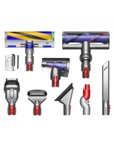 Aspirator Vertical Dyson V12 Detect Slim Absolute Plus, Argintiu