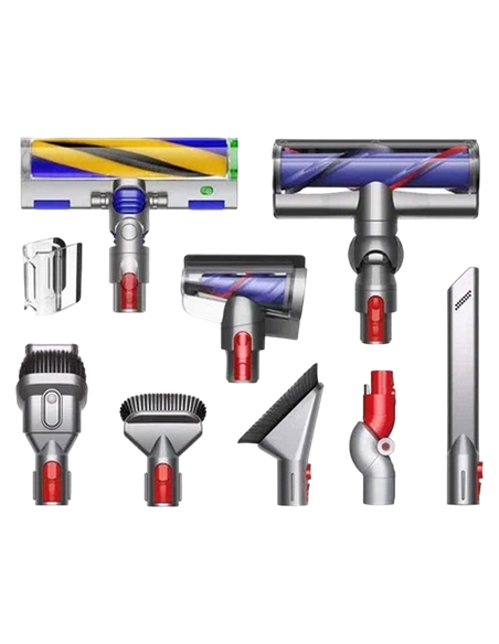 Вертикальный Пылесос Dyson V12 Detect Slim Absolute Plus, Серебристый Вертикальный Пылесос Dyson V12 Detect Slim Absolute Plus, Серебристый